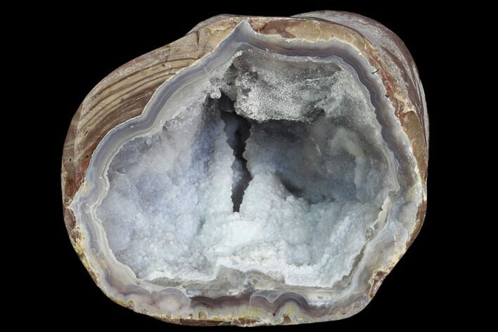 Crystal Filled Dugway Geode (Polished Half) #121660